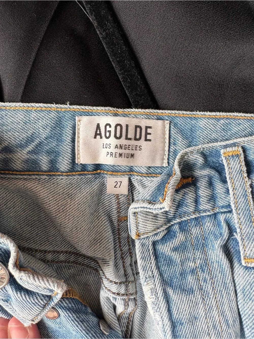 AGOLDE denim shorts